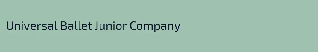 Universal Ballet Junior Company